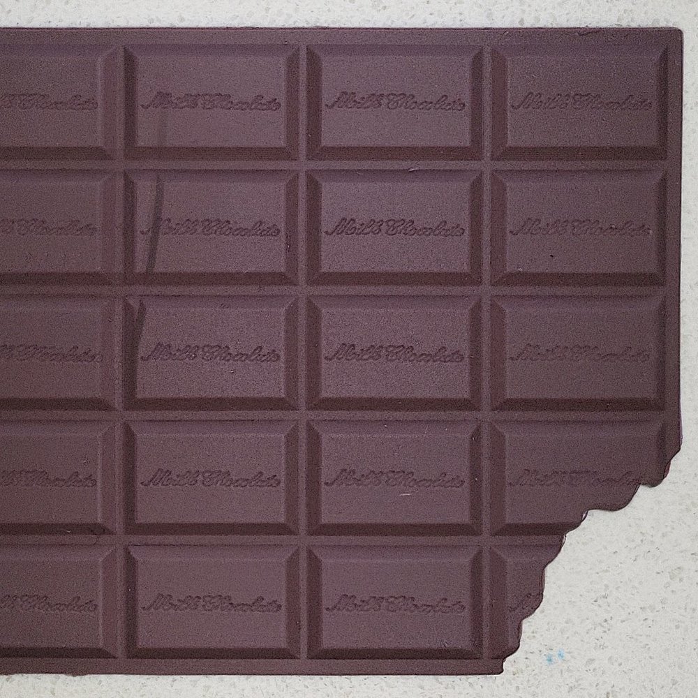 Chocolate scented bitten chocolate bar memo pad notepad